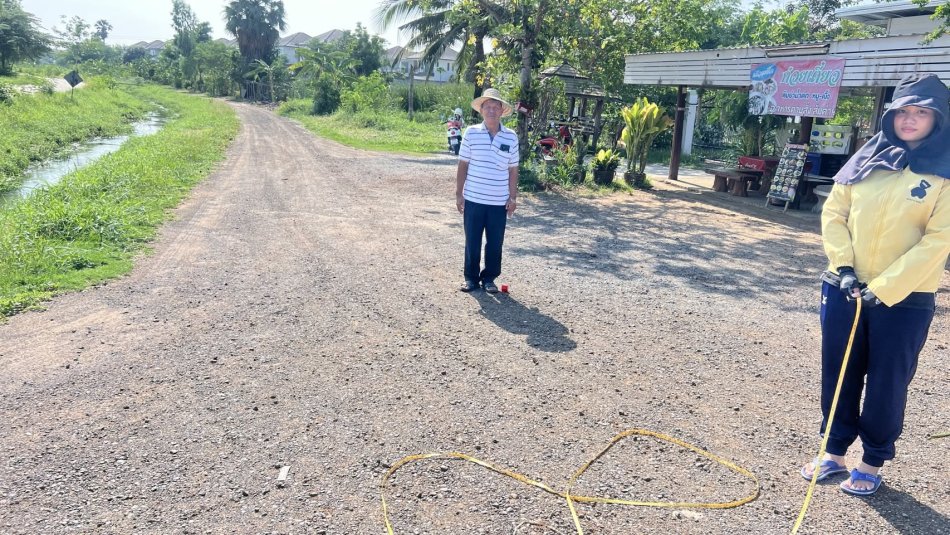 สำรวจพื้นที่ตามประชาคม